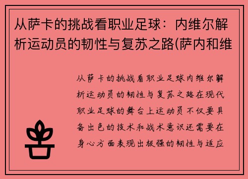 从萨卡的挑战看职业足球：内维尔解析运动员的韧性与复苏之路(萨内和维尔纳)